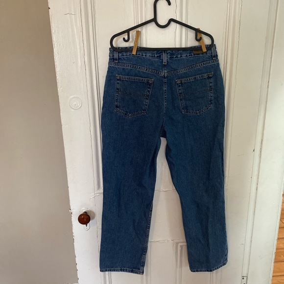 VINTAGE BLUE WASH MOM JEANS BY DENVER HAYES - Picture 2 of 3